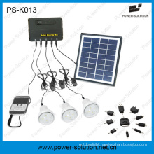 Qualified 4W Solar Panel 3PCS LED Bulbs Solar Kit for Family (PS-K013)